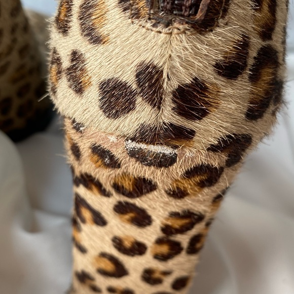 CHARLES DAVID BY NATHALIE M 90s CALFHAIR BOOTS - Picture 5 of 6